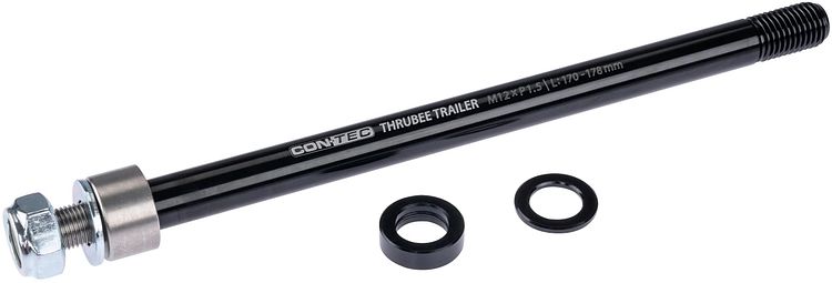 CONTEC Achsadapter Thrubee Trailer 12 mm schwarz 1,5"