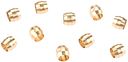 Vorschaubild CONTEC Leitungsanschluss Disc Stop Shimano gold Klemmring (Olive), Set &agrave, 10 Stück