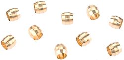 CONTEC Leitungsanschluss Disc Stop Shimano gold Klemmring (Olive), Set &agrave, 10 Stück