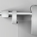 Vorschaubild GRIFFWERK Schiebetürsystem R8 COMFORT Wand-Montage - Edelstahl-Optik matt