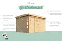 Vorschaubild Karibu Premium Gartenhaus Theres 7 - 28 mm