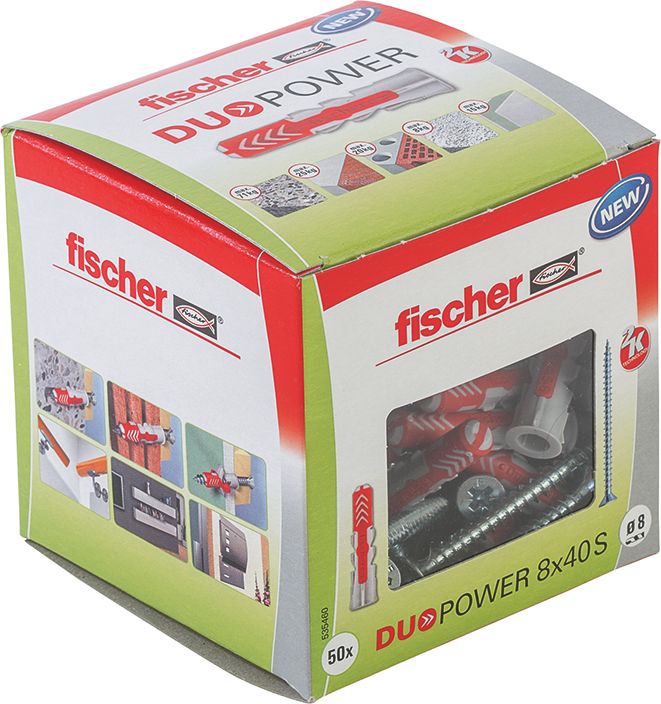 FISCHER Universaldübel Duopower 8x40 S LD