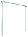 Vorschaubild Alberts® Wäschetrockengerüst, verzinkt, zum Einbet., Breite 3500 mm, Gesamthöhe 2548 mm 609412