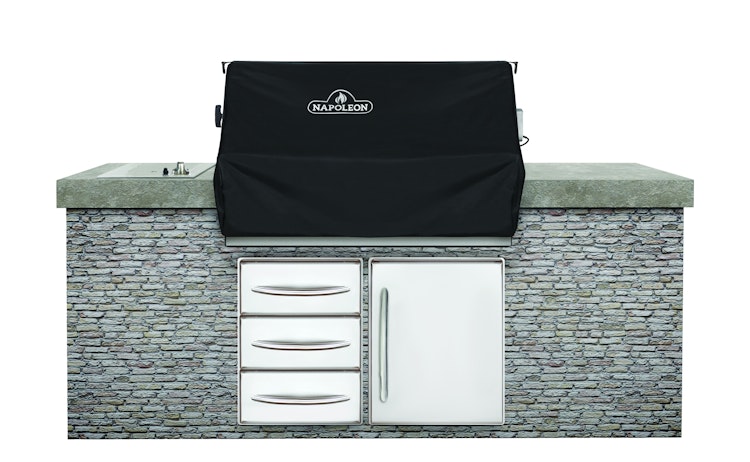 NAPOLEON Abdeckhaube schwarz Prestige Pro 665 Einbaugrillaufsatz (61666)