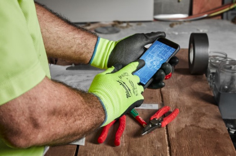 Milwaukee Hi-Vis Schnittschutzhandschuhe Klasse 2/B L/9 4932479923