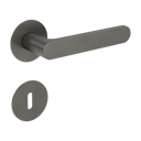 Vorschaubild Griffwerk Türgriff AVUS PIATTA S - Kaschmirgrau, Graphitschwarz
