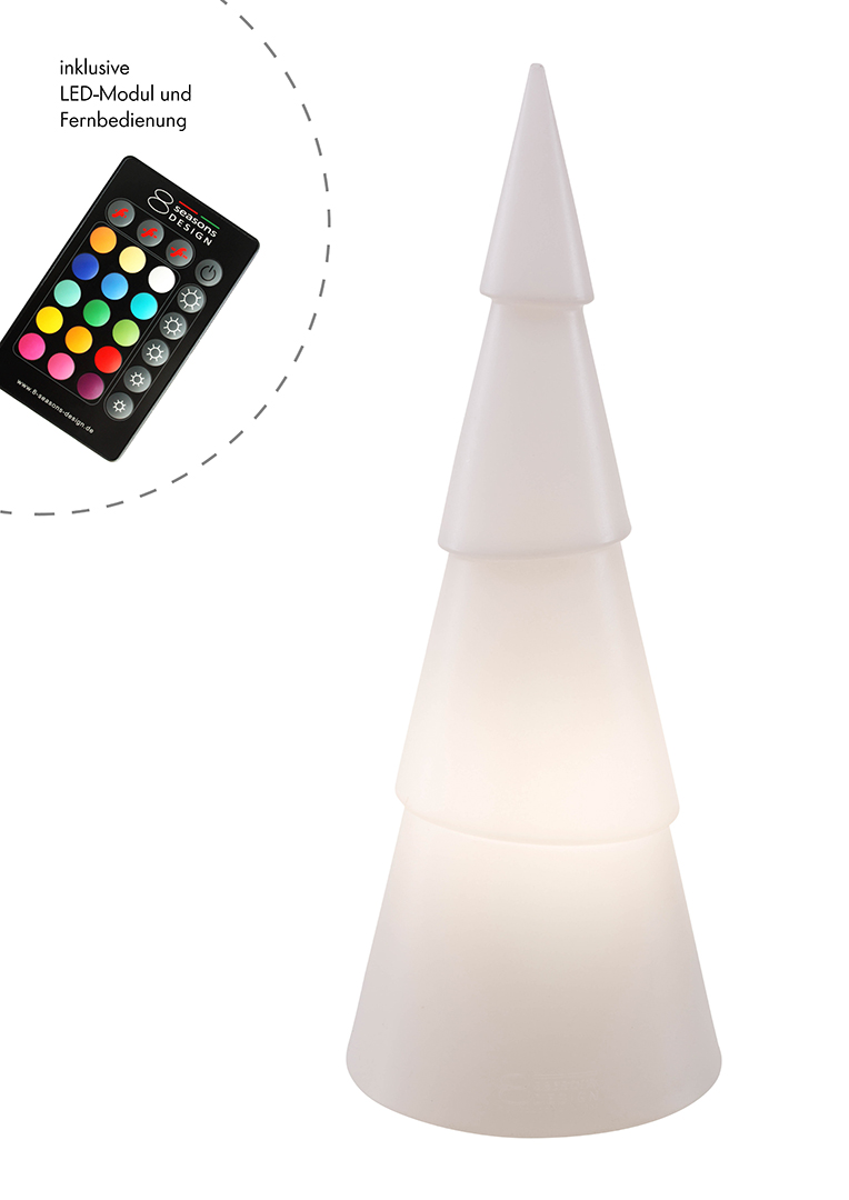 8 seasons design LED-Dekoleuchte Shining Tree rund (RGB), verschiedene Größen