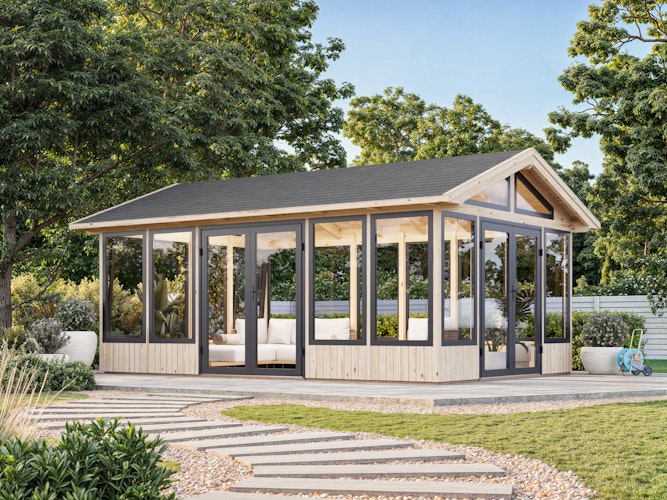 Palmako Pavillon Isabella 22,2 m² - 90 mm