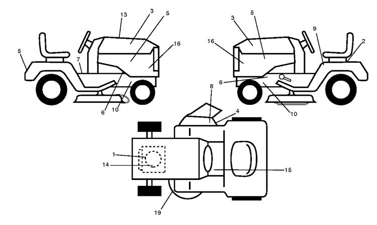 Husqvarna Gartentraktoren 96011030102 LTH 141