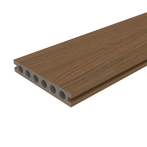 NewTechWood Deluxe Vintage WPC-Terrassendiele Hohlkammer Teak  23 x 138 mm