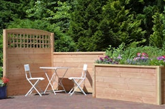 T&J RIAD-Set Douglasie, 13 Riad-System-Bretter 180 x 14,5 cm, für eine Elementhöhe von ca. 180 cmZubehörbild