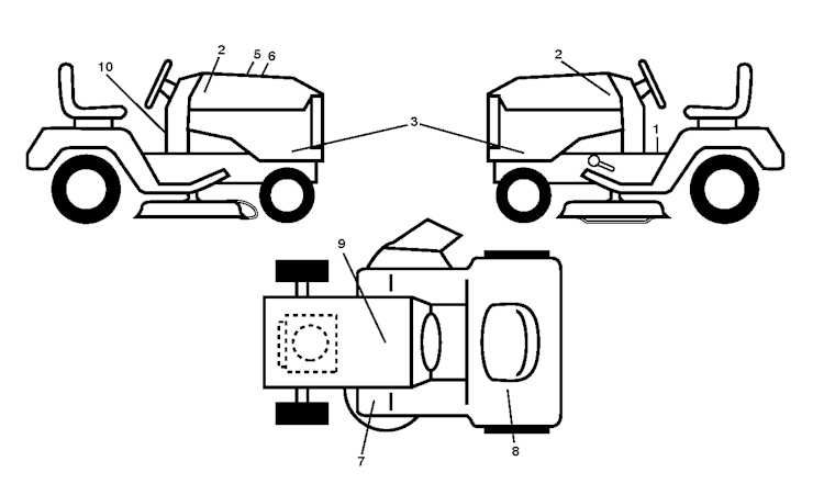 Husqvarna Gartentraktoren 96048001400 YTH24V48LS