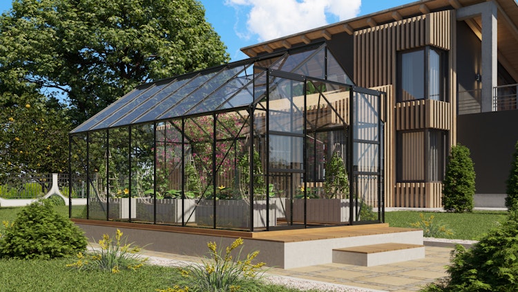 Vitavia Gewächshaus Mars 11500 inkl. 2 Dachfenstern - 11,5 m²