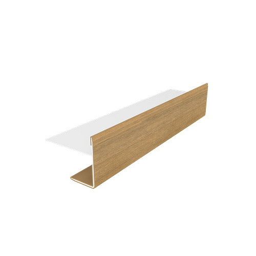 NewTechWood Alu-Coex Endprofil 74 x 61 x 37 x 3000 mm