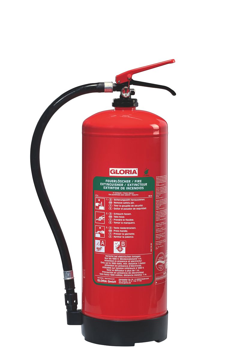 Gloria Schaumfeuerlöscher SD 9 E fluorfrei