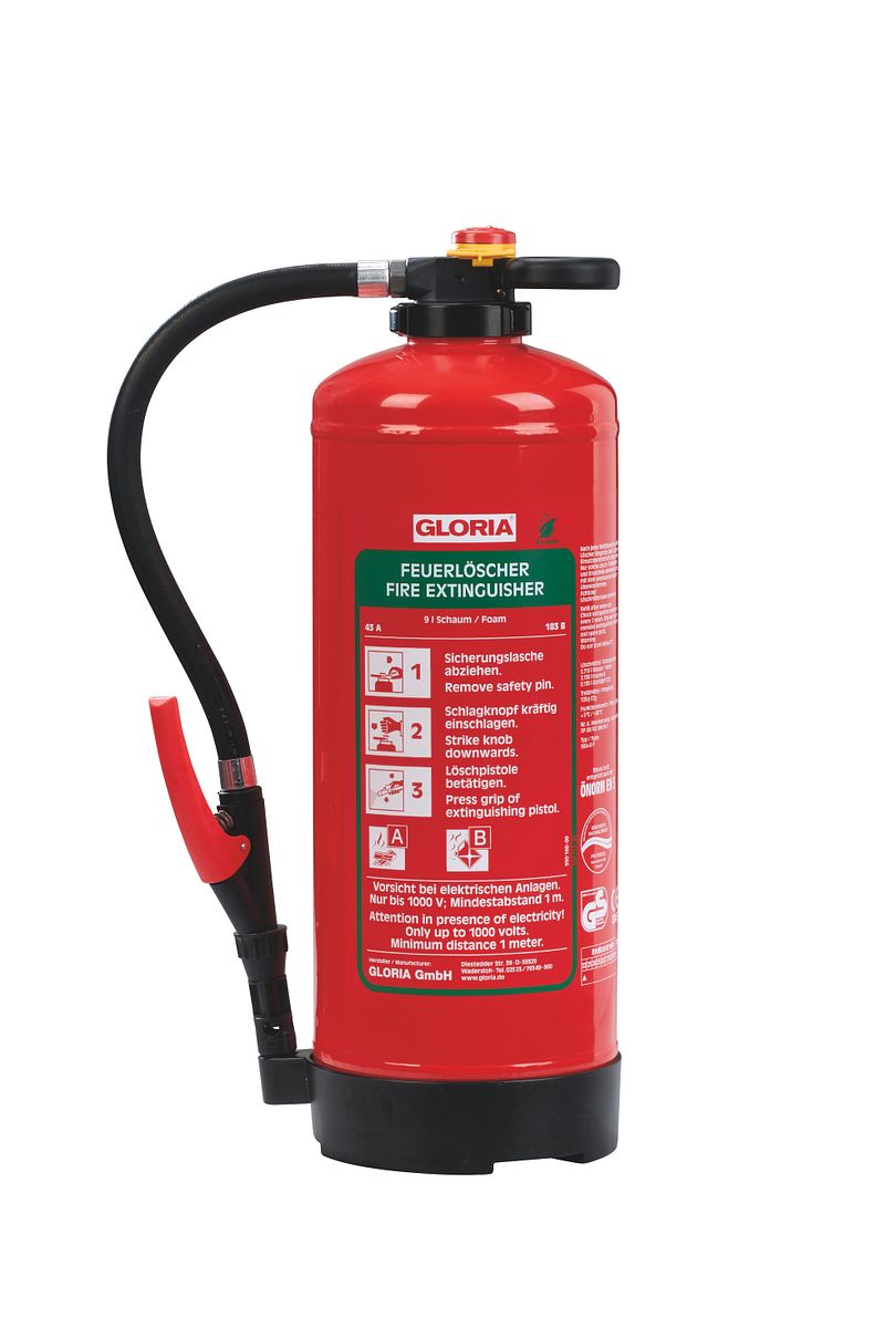 Gloria Schaum-Feuerlöscher SKA+9 PRO fluorfrei