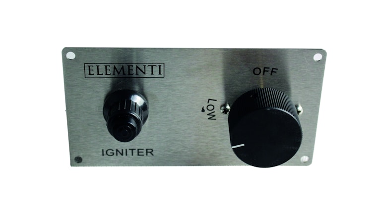 Gardenforma Gas Feuerstelle Katla, Keramik Antik braun, Faserbeton