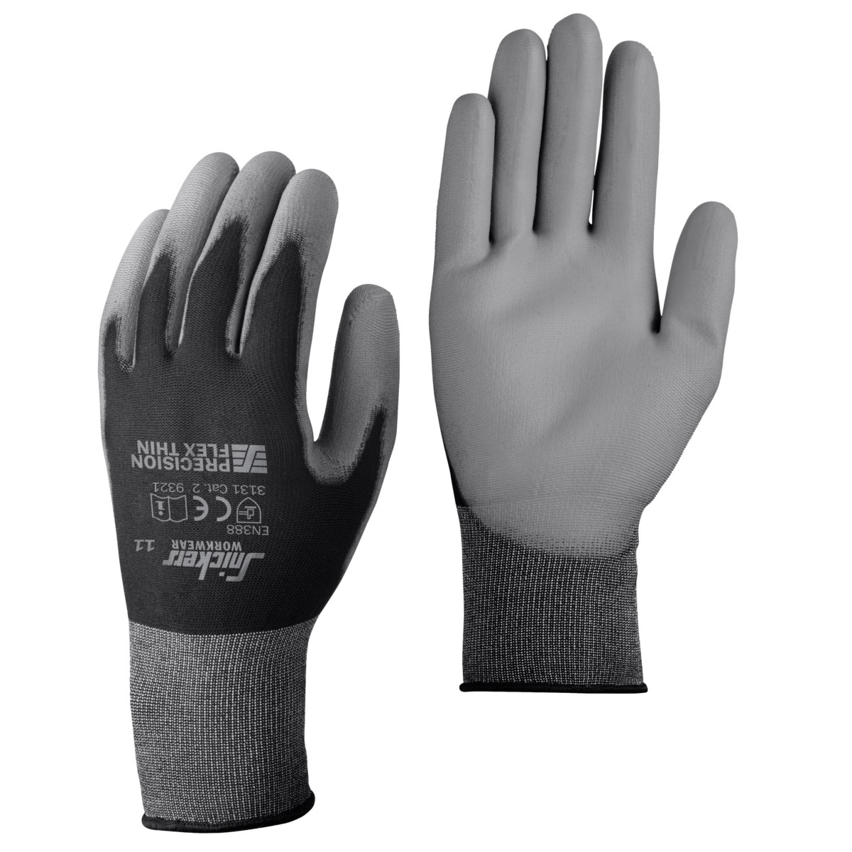 Snickers Workwear 9321 Präzisions FLEX Light Handschuhe PAAR-schwarz-9