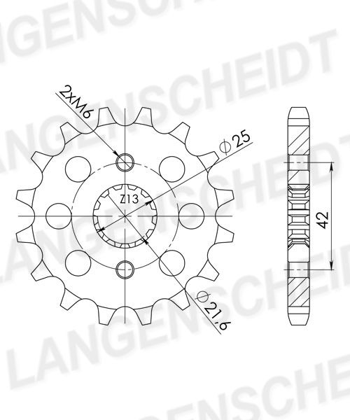 Supersprox Ritzel 532 16Z