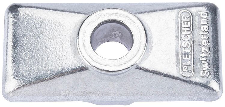 Pletscher Ständerplatte silber