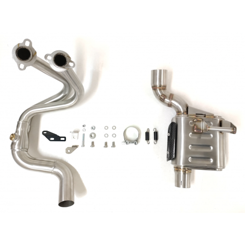 IXIL Komplettanlage RB Edelstahl Schwarz Kawasaki Z 650 RS