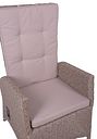 Vorschaubild Garden Pleasure Gartenmöbel Set BRAGA 04, Tisch 180 x 90 + 6 Sessel, Polyrattan / Akazie / Kissen 100 % Polyester