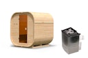 Vorschaubild Karibu Saunahaus Fasssauna Quadro 1 - 38 mm inkl. gratis Sauna-Zubehörset im Wert von 234,94 €
