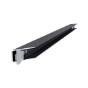 Vorschaubild NewTechWood Modena Start- und Abschlussprofil Diagonal Anthrazit  900 mm