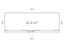 Vorschaubild Palmako Gartenhaus Johanna 22,4 m² - 160 mm