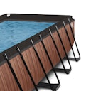 Vorschaubild Exit rechteckiger Rahmenpool mit Kartuschenfilteranlage 400 x 200 cm (Höhe 122cm)