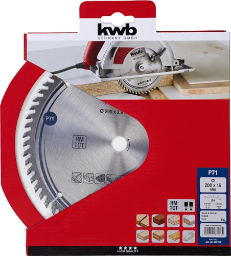 kwb Sägebl HM Fein 200x16 Z64 587168