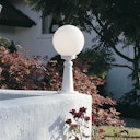 Vorschaubild Konstsmide Gartenleuchtenkopf Arcturus, matt weiss, opales Acrylglas (625-252)