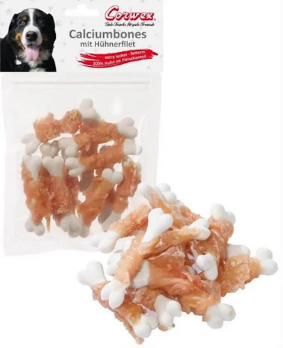 Corwex Calciumbones mit Hühnerfilet Hundesnack