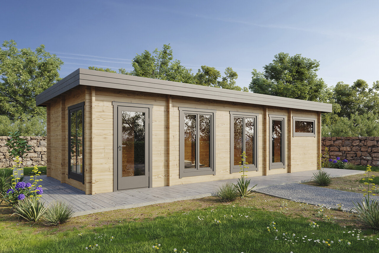 Wolff Finnhaus Ferienhaus Jakub 43 - 70 mm