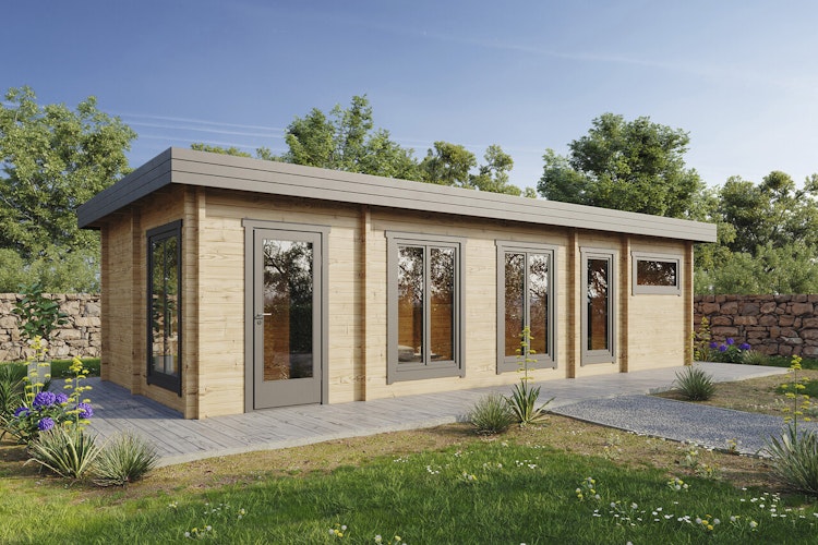 Wolff Finnhaus Ferienhaus Jakub 43 - 70 mm