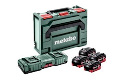 Metabo Basis-Set 4x LiHD 10Ah + ASC 145 DUO + metaBOX