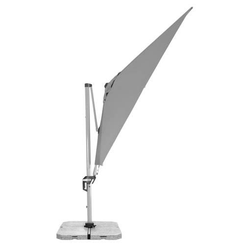 doppler Pendelschirm ACTIVE 350 x 260, Aluminium Grau / 100 % Polyester 200 g/m²