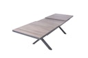 Vorschaubild Garden Pleasure Ausziehtisch AMELIA 200/260 x 100 cm, Aluminium Anthrazit / Keramik Eiche-Optik