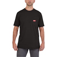 Milwaukee WTSSBL-XXL Arbeits-T-Shirt schwarz mit UV-Schutz 4932493007