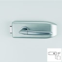 Vorschaubild GRIFFWERK Ganzglastürbeschlagset CREATIVO 1.0-Perla