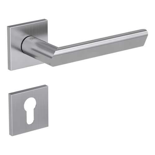 Griffwerk VAYA 137 TRI fast2fix Fast2Fix GK3 Rosetten eckig Profilzylinder Edelstahl matt
