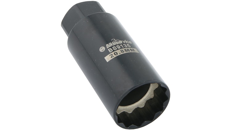 Bikeservice Steckschlüsseleinsatz Extra Thin 21 mm, Bi-Hex 12-kant