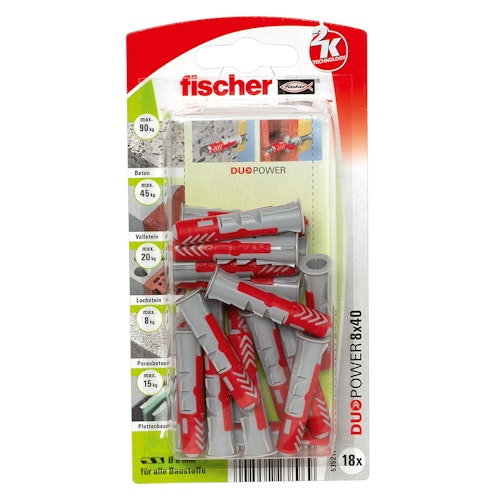 FISCHER Universaldübel Duopower 8x40 K