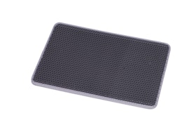 NOBBY Sieb-Vorleger Katzentoilette grau eckig 39 x 60 cm