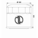 Vorschaubild MIW Ölfilter S3011 Filterpatrone 68 mm (OEM-Qualität)