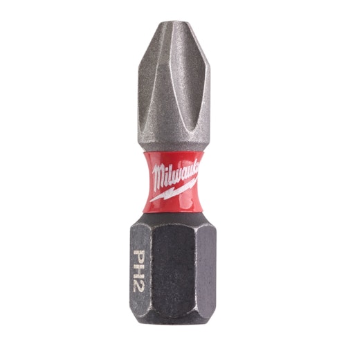 Milwaukee BIT PH2 25MM SHOCKWAVE  (2) 4932430852