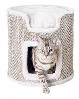 TRIXIE Kratzbaum Cat Tower Ria 37cm lichtgrau/natur