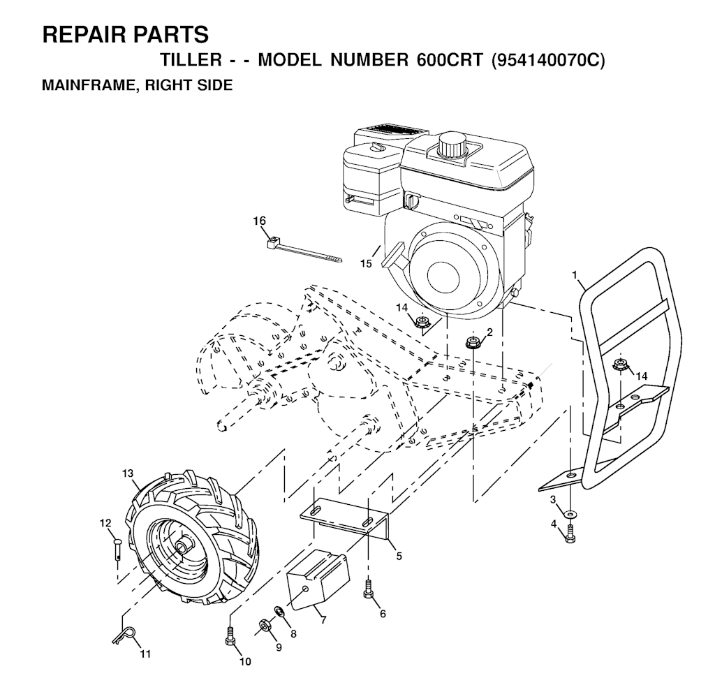 Explosionszeichnung Ersatzteile