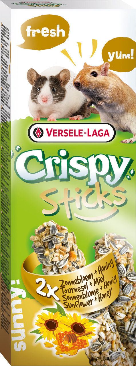 VERSELE-LAGA Crispy Sticks Sonnenblume & Honig Kleintiersnack (2 Stück)