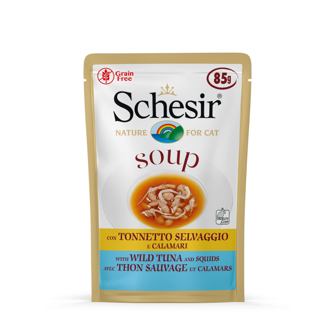 Schesir Cat Soup 85 Gramm Katzennassfutter